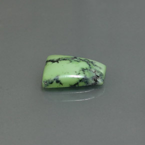 Turquoise vert naturelle forme fantaisie, 1,99 ct, opaque