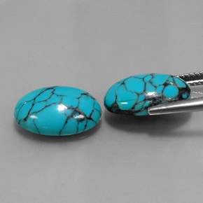 Achetez naturel ct bleue turquoise gems, coupe ovale, en provenance afghanistan chez gemselect. en stock, livraison internationale!