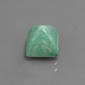 Turquoise vert naturelle carré, 2,43 ct, opaque