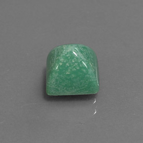 Turquoise vert naturelle carré, 2,05 ct, opaque
