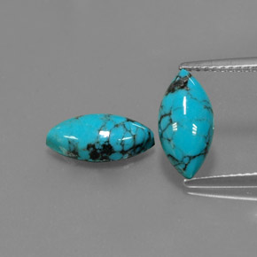 Achetez naturel ct bleue turquoise gems, marquise, en provenance afghanistan chez gemselect. en stock, livraison internationale!