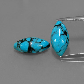 Achetez naturel ct bleue turquoise gems, marquise, en provenance afghanistan chez gemselect. en stock, livraison internationale!