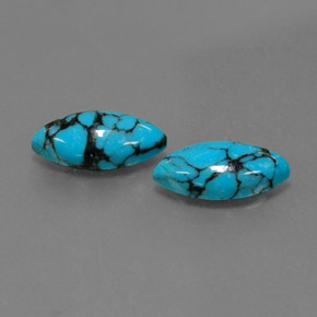 Achetez naturel ct bleue turquoise gems, marquise, en provenance afghanistan chez gemselect. en stock, livraison internationale!