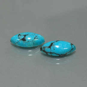 Achetez naturel ct Bleu Turquoise gems, Marquise, En provenance Afghanistan chez GemSelect. En stock, livraison internationale!
