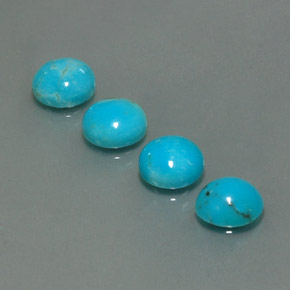 Achetez naturel ct bleue turquoise gems, coupe roude, en provenance afghanistan chez gemselect. en stock, livraison internationale!
