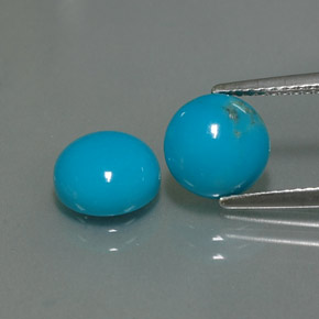 Achetez naturel ct Bleu Turquoise gems, Coupe roude, En provenance Afghanistan chez GemSelect. En stock, livraison internationale!