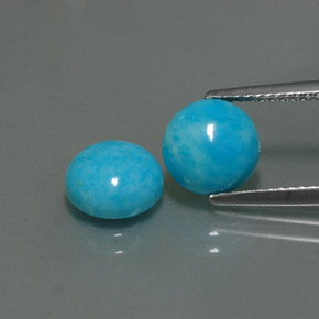 Achetez naturel ct bleue turquoise gems, coupe roude, en provenance afghanistan chez gemselect. en stock, livraison internationale!
