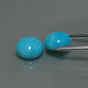 Achetez naturel ct bleue turquoise gems, coupe roude, en provenance afghanistan chez gemselect. en stock, livraison internationale!