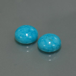 Achetez naturel ct bleue turquoise gems, coupe roude, en provenance afghanistan chez gemselect. en stock, livraison internationale!