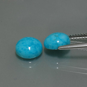 Achetez naturel ct bleue turquoise gems, coupe roude, en provenance afghanistan chez gemselect. en stock, livraison internationale!