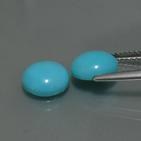 Achetez naturel ct bleue turquoise gems, coupe roude, en provenance afghanistan chez gemselect. en stock, livraison internationale!