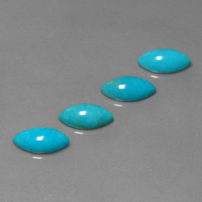Achetez naturel ct Bleu Turquoise gems, Marquise, En provenance Afghanistan chez GemSelect. En stock, livraison internationale!