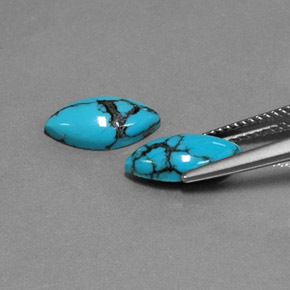 Achetez naturel ct Bleu Turquoise gems, Marquise, En provenance Afghanistan chez GemSelect. En stock, livraison internationale!