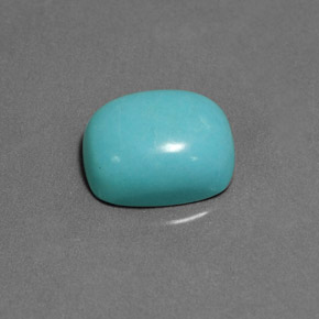 Turquoise Bleu naturelle Coupe coussin, 2.62 ct, Opaque