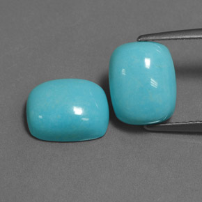 Achetez naturel ct bleue turquoise gems, coupe coussin, en provenance afghanistan chez gemselect. en stock, livraison internationale!