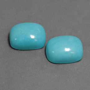 Achetez naturel ct bleue turquoise gems, coupe coussin, en provenance afghanistan chez gemselect. en stock, livraison internationale!
