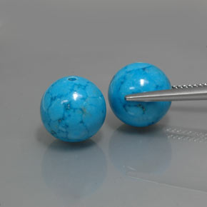Achetez naturel ct Bleu Turquoise gems, Sphère / Boule, En provenance Afghanistan chez GemSelect. En stock, livraison internationale!