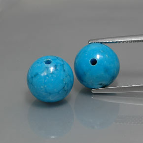 Achetez naturel ct Bleu Turquoise gems, Sphère / Boule, En provenance Afghanistan chez GemSelect. En stock, livraison internationale!