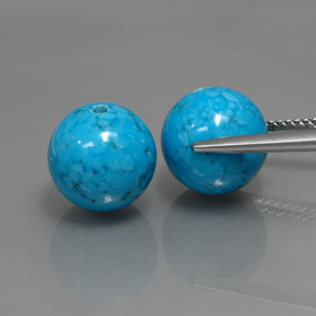 Achetez naturel ct Bleu Turquoise gems, Sphère / Boule, En provenance Afghanistan chez GemSelect. En stock, livraison internationale!