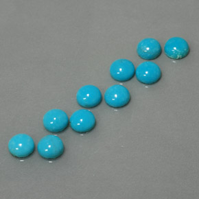 Achetez naturel ct bleue turquoise gems, coupe roude, en provenance afghanistan chez gemselect. en stock, livraison internationale!