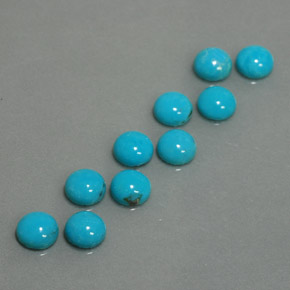 Achetez naturel ct Bleu Turquoise gems, Coupe roude, En provenance Afghanistan chez GemSelect. En stock, livraison internationale!