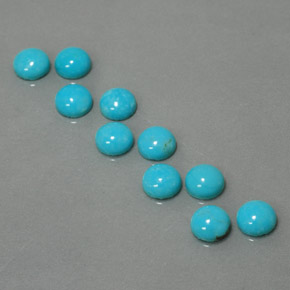 Achetez naturel ct bleue turquoise gems, coupe roude, en provenance afghanistan chez gemselect. en stock, livraison internationale!