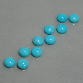 Achetez naturel ct bleue turquoise gems, coupe roude, en provenance afghanistan chez gemselect. en stock, livraison internationale!