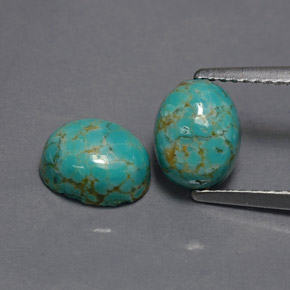 Achetez naturel ct vert turquoise gems, coupe ovale, en provenance afghanistan chez gemselect. en stock, livraison internationale!