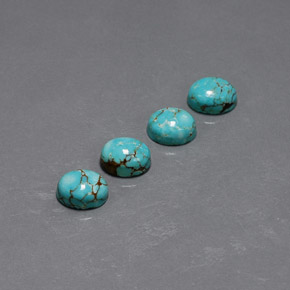 Achetez naturel ct Bleu vert Turquoise gems, Coupe ovale, En provenance Afghanistan chez GemSelect. En stock, livraison internationale!