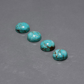 Achetez naturel ct Bleu vert Turquoise gems, Coupe ovale, En provenance Afghanistan chez GemSelect. En stock, livraison internationale!