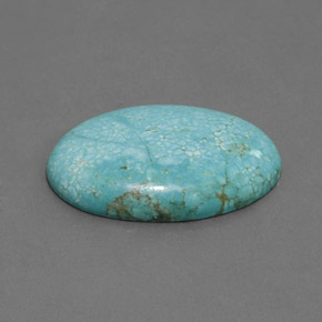 Turquoise Bleu vert naturelle Coupe ovale, 24.01 ct, Opaque