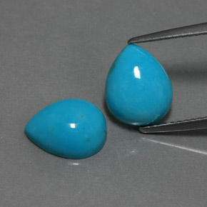 Achetez naturel ct Bleu Turquoise gems, En forme de poire, En provenance États Unis chez GemSelect. En stock, livraison internationale!