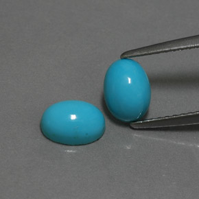 Achetez naturel ct bleue turquoise gems, coupe ovale, en provenance états unis chez gemselect. en stock, livraison internationale!
