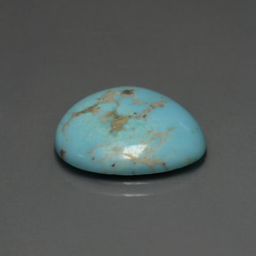 Turquoise Bleu naturelle Forme fantaisie, 7.39 ct, Opaque