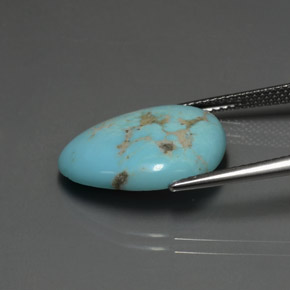 Turquoise Bleu naturelle Forme fantaisie, 7.39 ct, Opaque