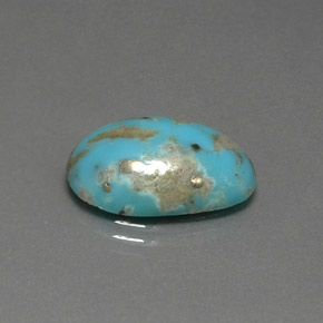 Turquoise Bleu naturelle Forme fantaisie, 7.98 ct, Opaque