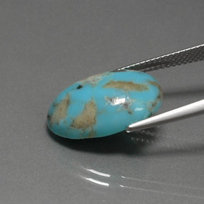 Turquoise Bleu naturelle Forme fantaisie, 7.98 ct, Opaque
