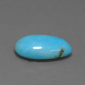 Turquoise bleu naturelle forme fantaisie, 3,96 ct, opaque