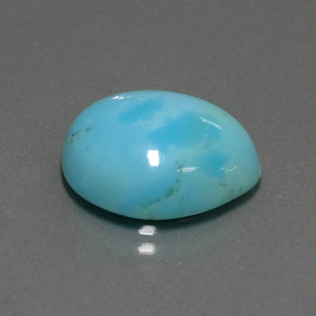 Turquoise bleue naturelle forme fantaisie, 6,21 ct, opaque