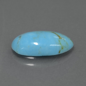 Turquoise Bleu naturelle Forme fantaisie, 1.63 ct, Opaque
