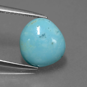 Turquoise Bleu naturelle Forme fantaisie, 1.69 ct, Opaque