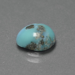 Turquoise bleue naturelle forme fantaisie, 1,83 ct, opaque