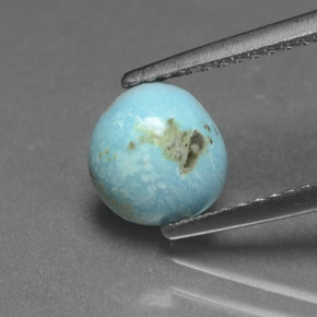 Turquoise Bleu naturelle Forme fantaisie, 0.90 ct, Opaque