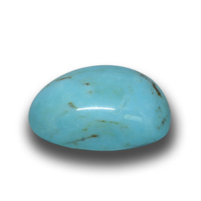 Turquoise bleue naturelle forme fantaisie, 7,21 ct, opaque