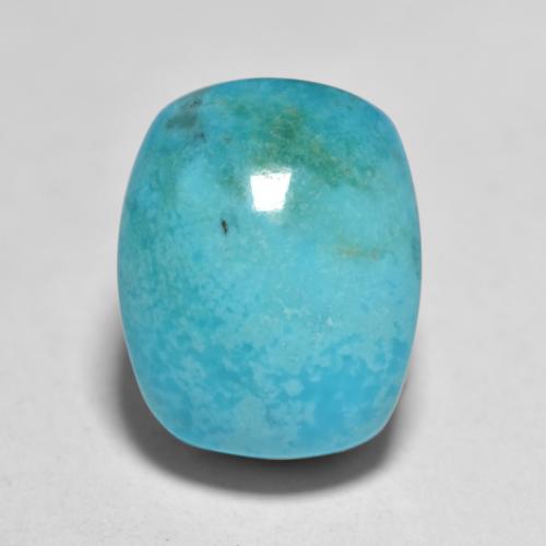 Turquoise Bleu verdâtre naturelle Coupe coussin, 6.25 ct, Opaque