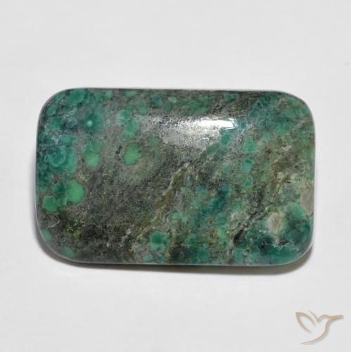 Turquoise Multicolore naturelle Coussin, 8.46 ct, Opaque