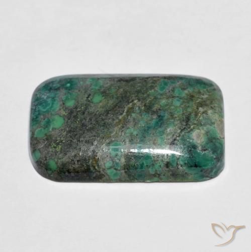 Turquoise Multicolore naturelle Coussin, 8.46 ct, Opaque