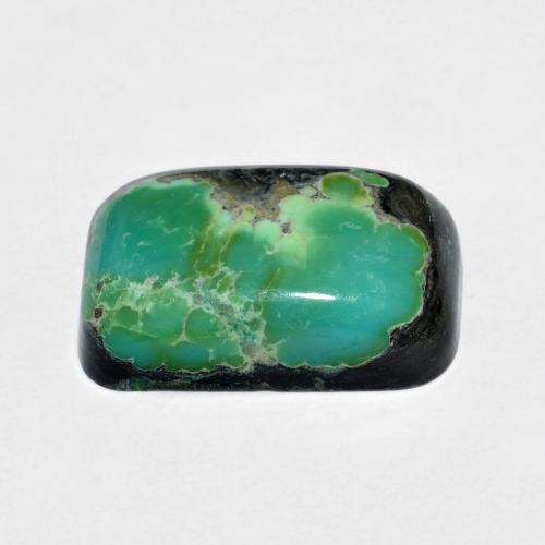 Turquoise multicolore naturelle coupe coussin, 5,93 ct, opaque