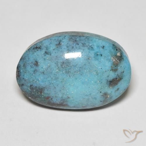 13.55ct Naturel Bleu verdâtre Turquoise, ovale, Opaque
