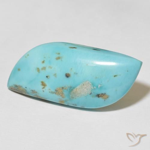 Turquoise Vert bleu vif naturelle Forme fantaisie, 27.11 ct, Opaque
